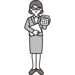 Accounting Woman SVG Icon